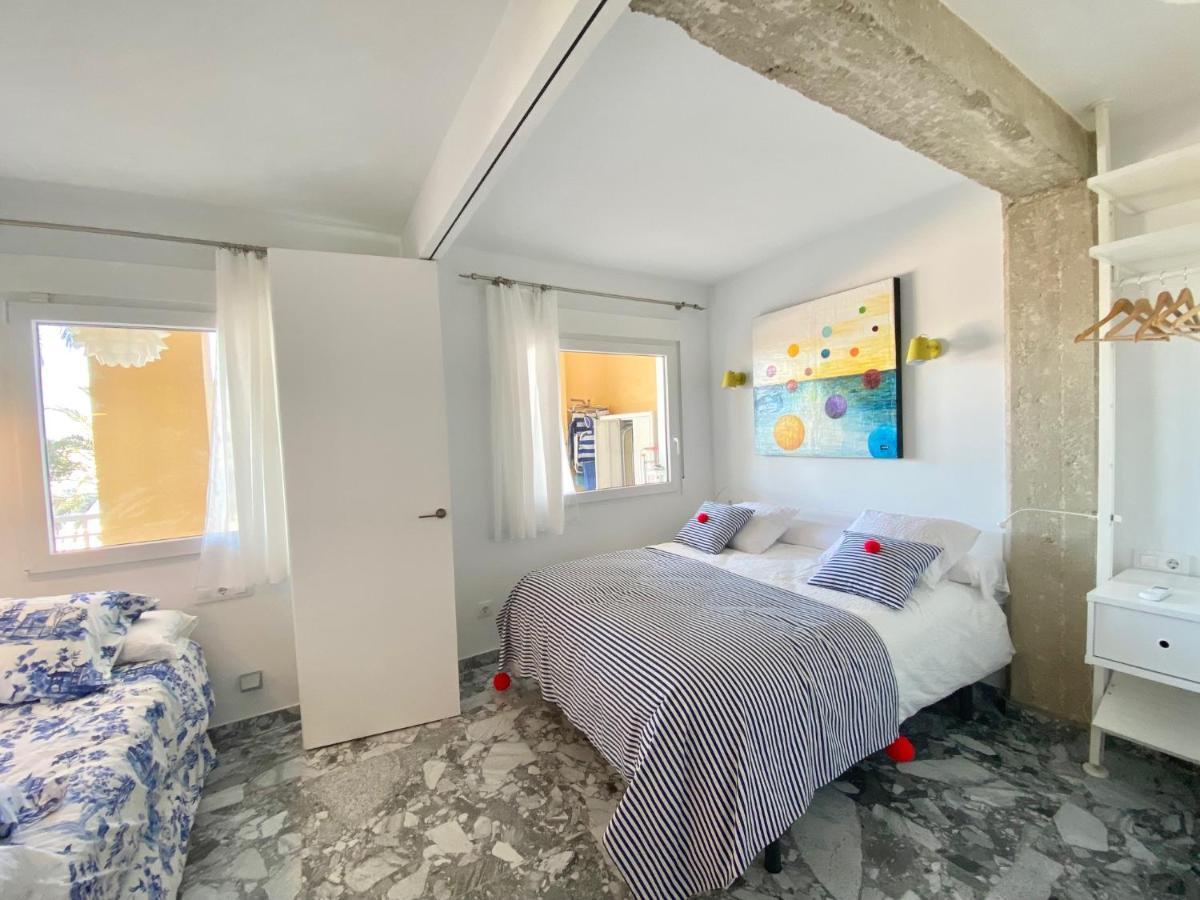 Apartamento Centro De Denia 1Ra Linea, Vistas Puerto Y Mar Bagian luar foto