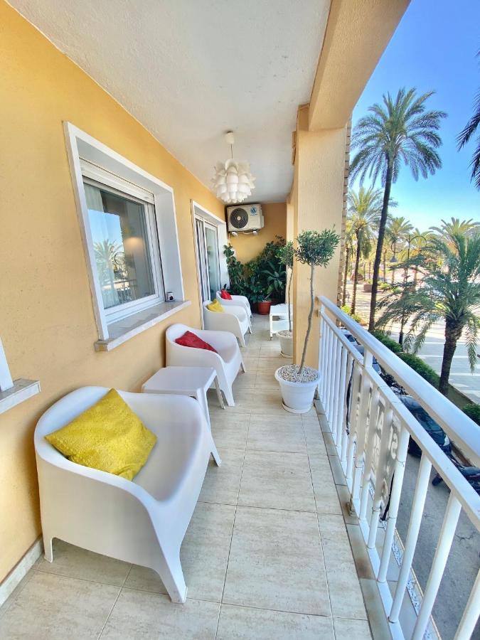 Apartamento Centro De Denia 1Ra Linea, Vistas Puerto Y Mar Bagian luar foto