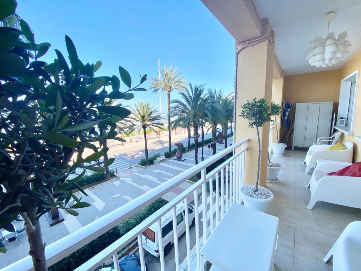 Apartamento Centro De Denia 1Ra Linea, Vistas Puerto Y Mar Bagian luar foto